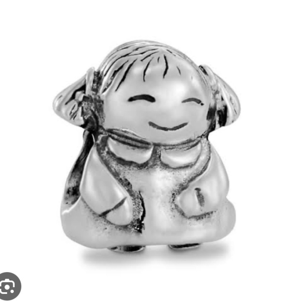 Pandora 2 Girl  1 boy Charm + bracelet